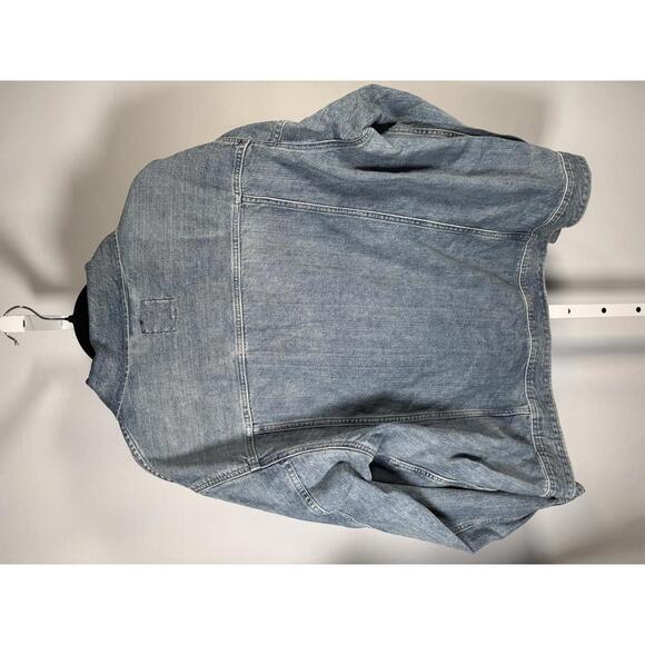 NWT G-Star RAW Women’s Oversized Western Denim Jacket Sun Faded Blue Size Small - Picture 6 of 10